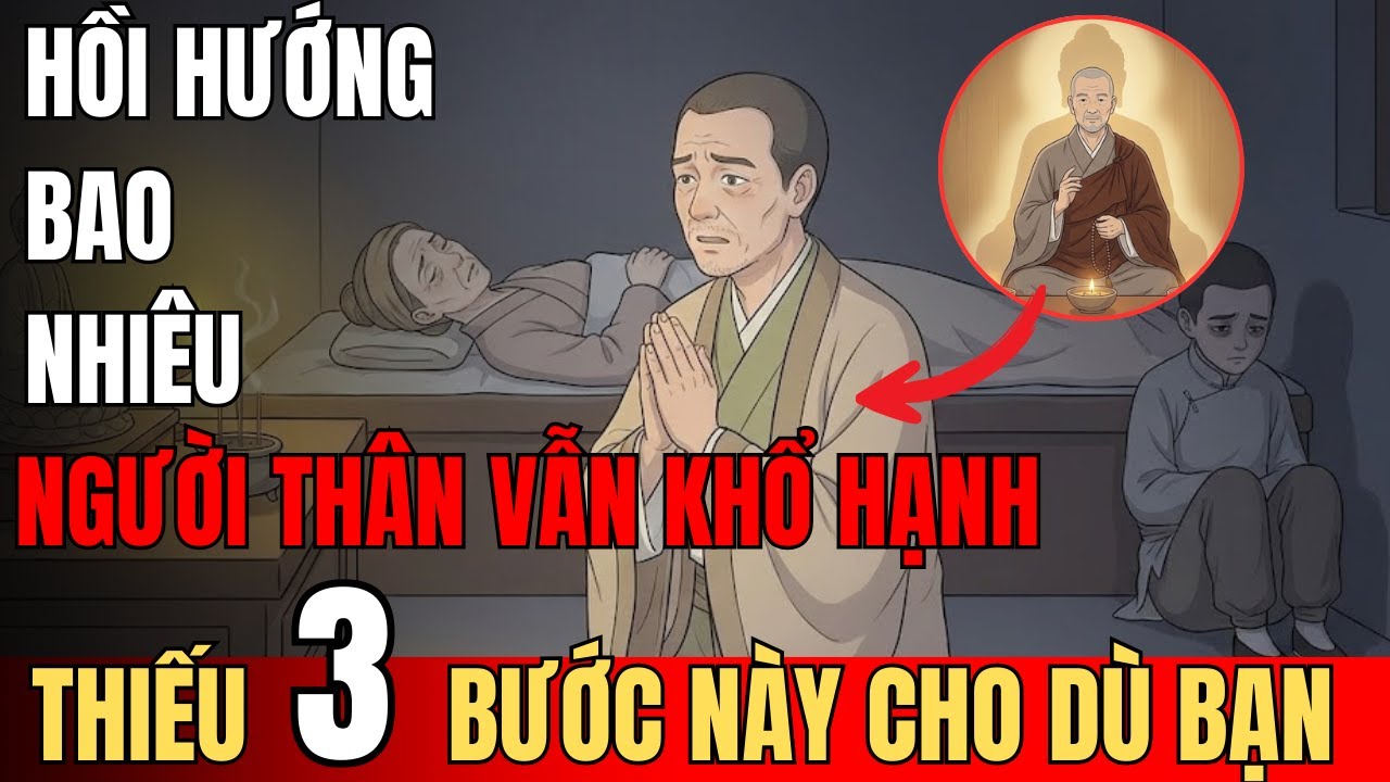 [ Phật Dạy ] Người Thân Bạn Vẫn Khổ Hạnh Dù Bạn Tích Cực Hồi Hướng Vì Thiếu Ba Bước Này