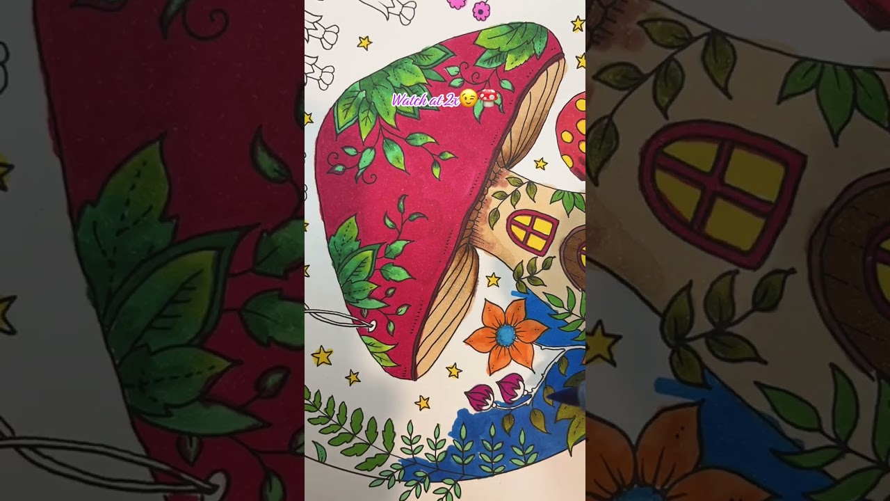 #Time-lapse Coloring 🌻 #timelapseart #coloringadventure #coloringbook 