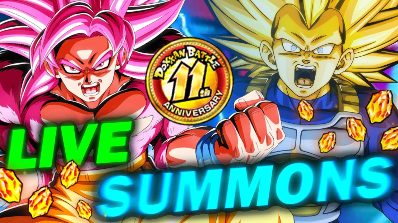 🔴HYPE!!! 11TH ANNIVERSARY STARTS TONIGHT!! SSJ4 GOKU & SSJ3 VEGETA SUMMONS!