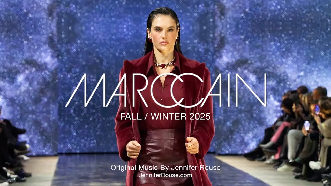 MARC CAIN Fall Winter 2025 Runway Show - Original Music By Jennifer Rouse #luxuryfashion #marccain