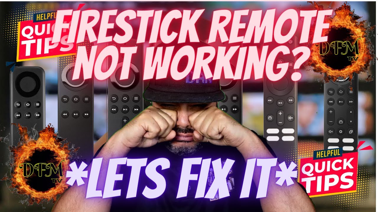 FIRESTICK REMOTE CONTROL NOT WORKING??  LETS FIX IT!! WORKS ON ALL FIRE TV DEVICES! DFMTV QUICK TIPS