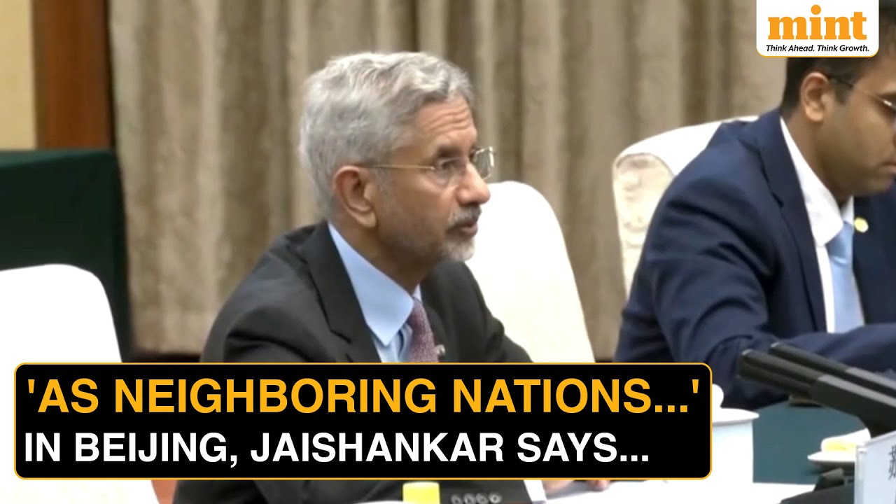 In First China Visit In 5 Years, Jaishankar Sends A Key Message To Beijing: It's Time To Talk