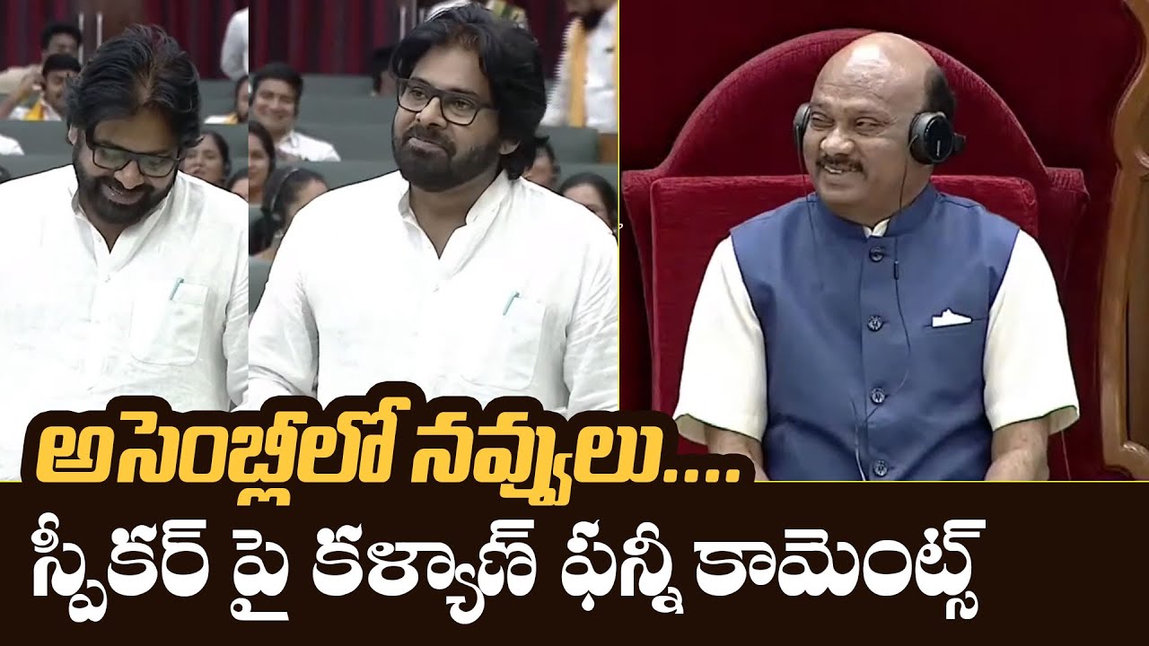 Pawan Kalyan Funny Comments On Ayyanna Patrudu | Pawan Kalyan First Speech In Assembly