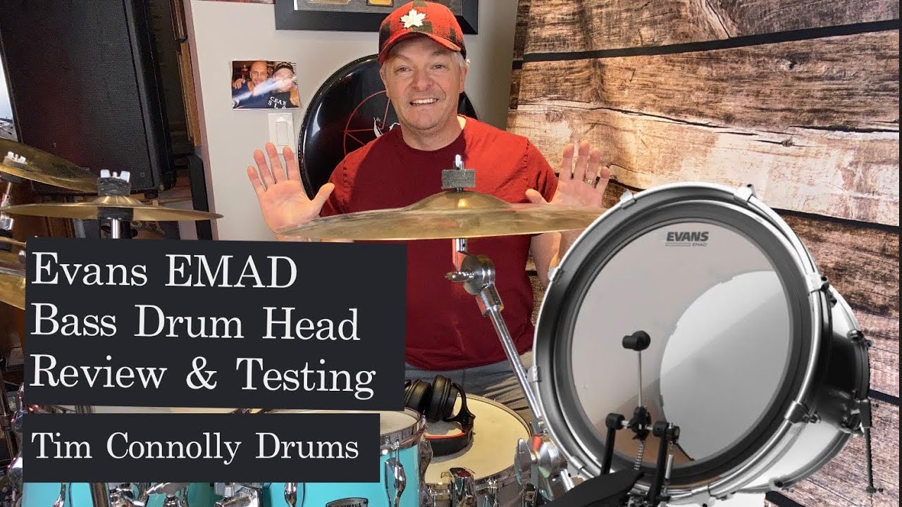 Evans Emad 20” Bass Drum Head Review and Test Out #evansdrumheads #yamahadrums #recordingcustomdrums