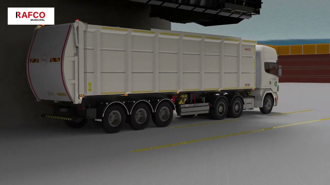 RAFCO REFUSE TRANSFER TRAILER