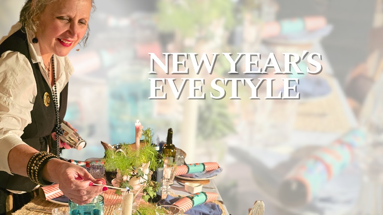 Before Everyone Arrives — New Year’s Eve Style at Home