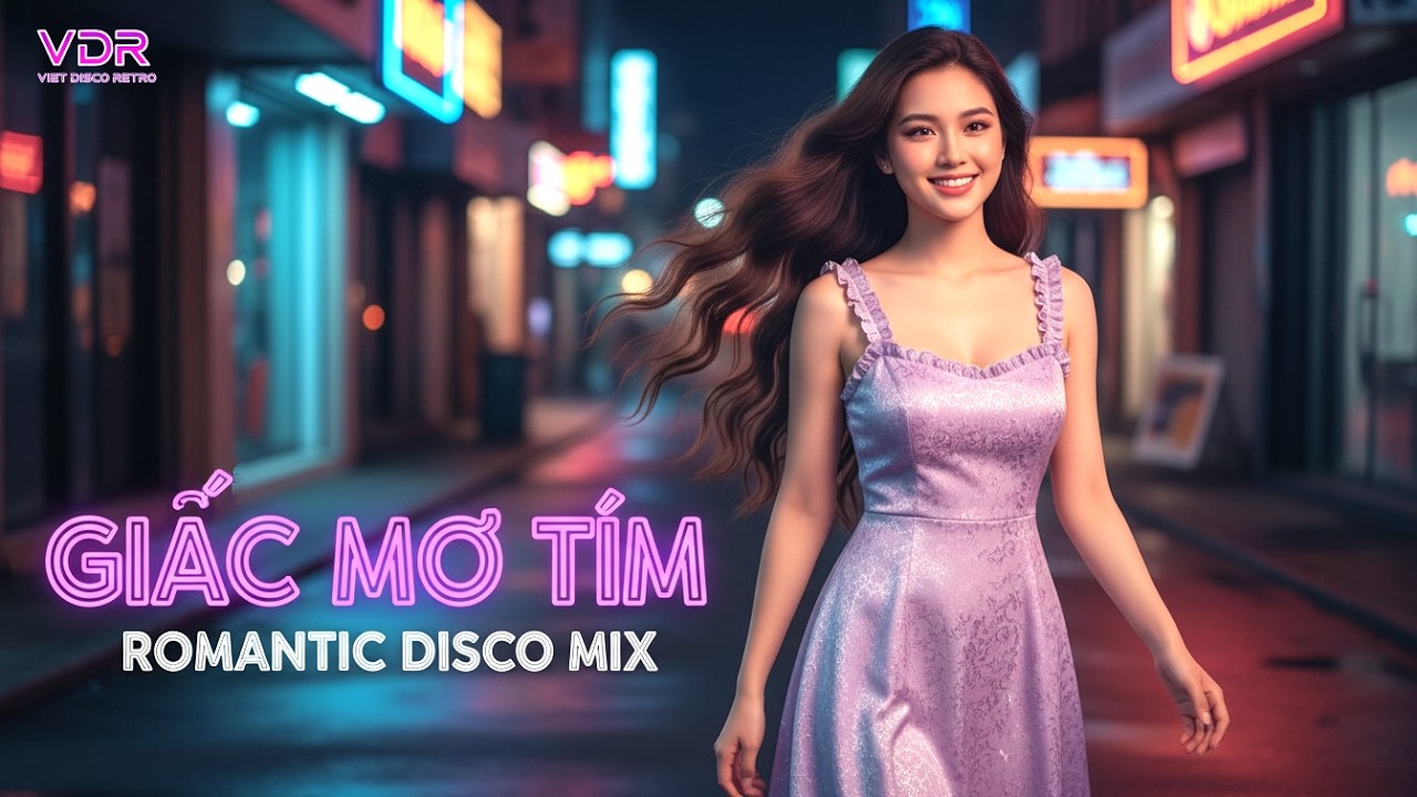 VDR - Purple Dream in the Night City – Romantic Italo Disco | Giấc Mơ Màu Tím