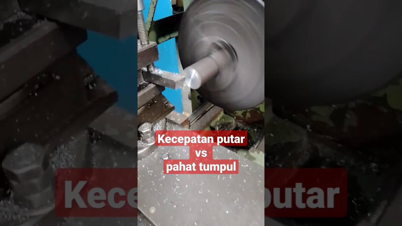kecepatan putar teoritis vs patahnya pahat bubut