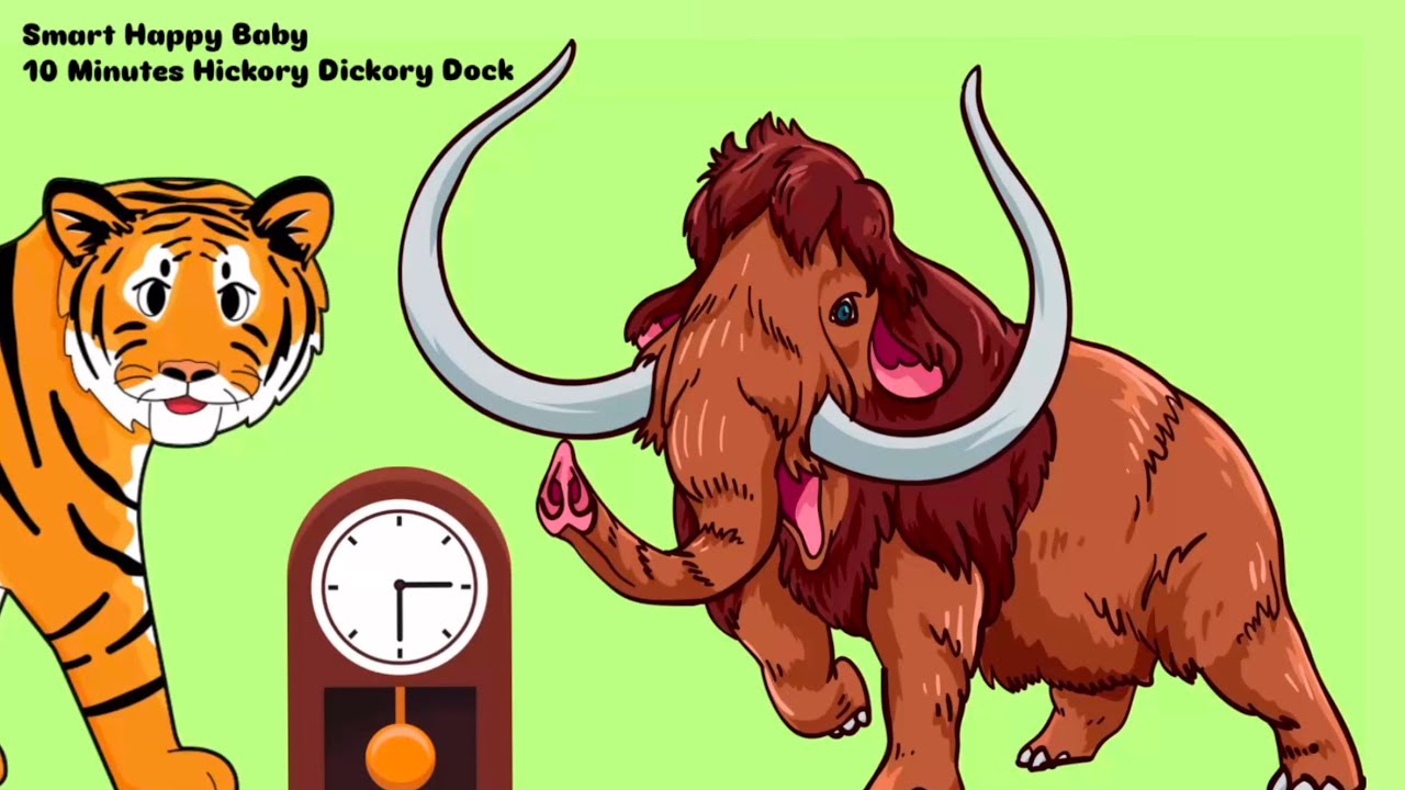 Smart Happy Baby | 5 different Hickory Dickory Dock | Ten Minutes Baby Song | Sing Along | Kids Song