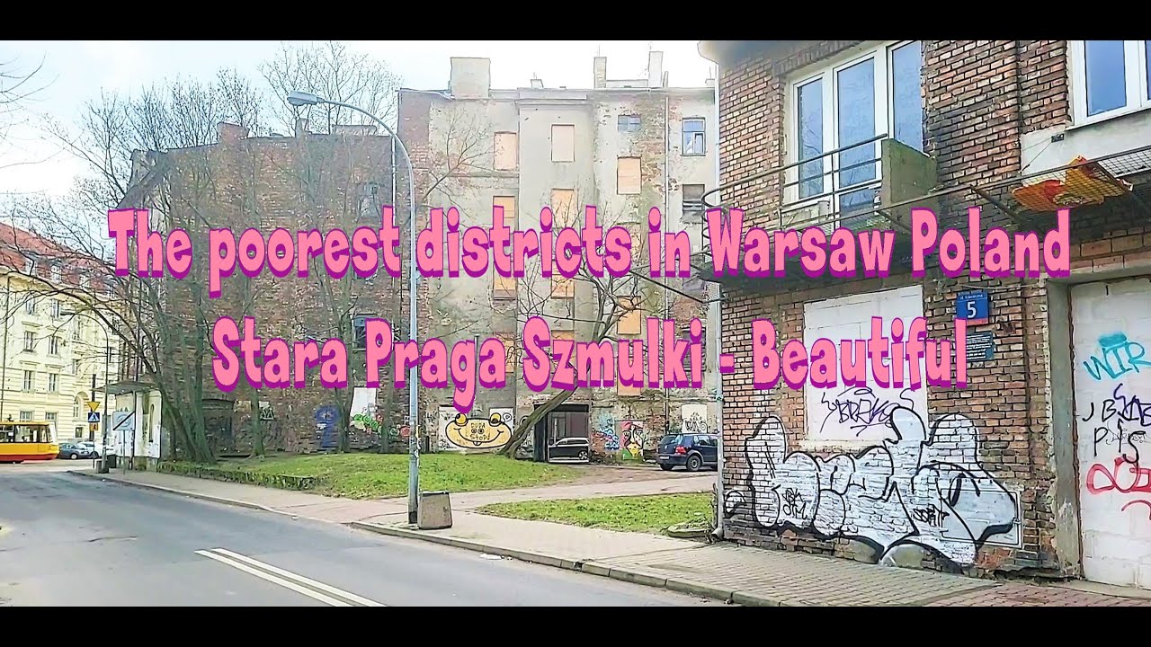 The poorest districts in Warsaw Poland - Stara Praga Szmulki – Beautiful, winter