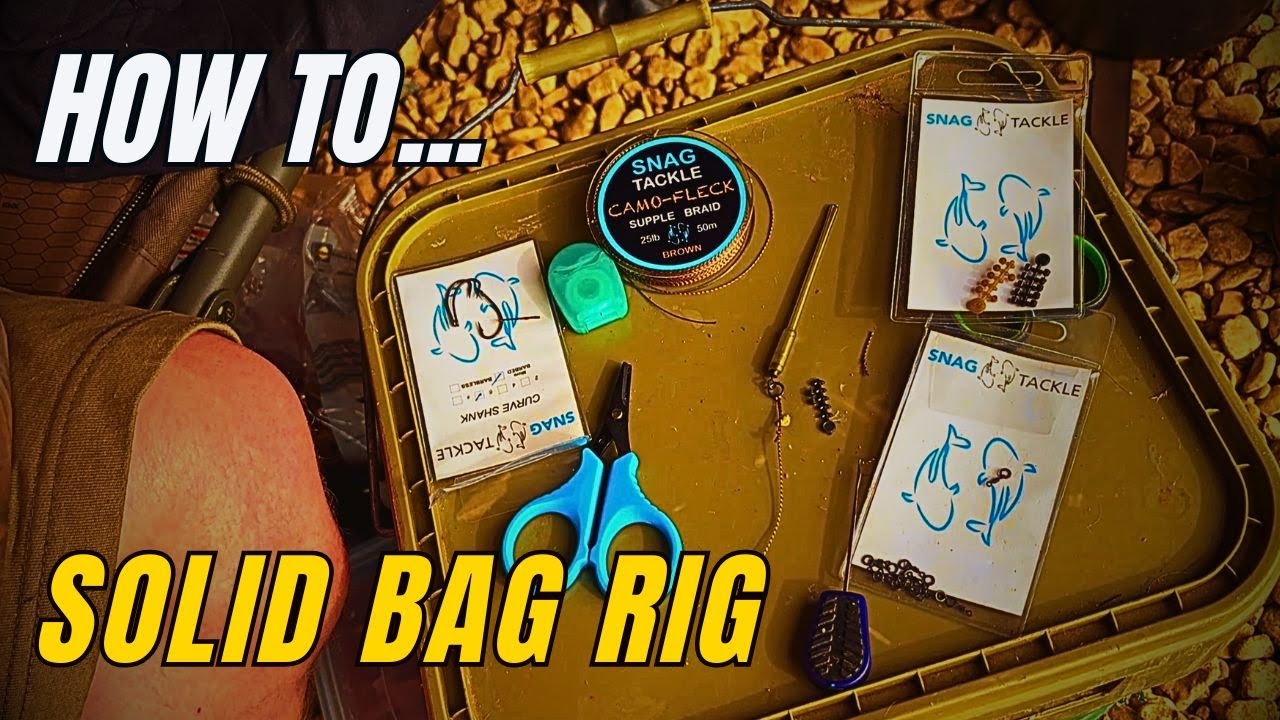 HOW TO Tie a Solid Bag Rig using SNAG TACKLE Products Carp Fishing