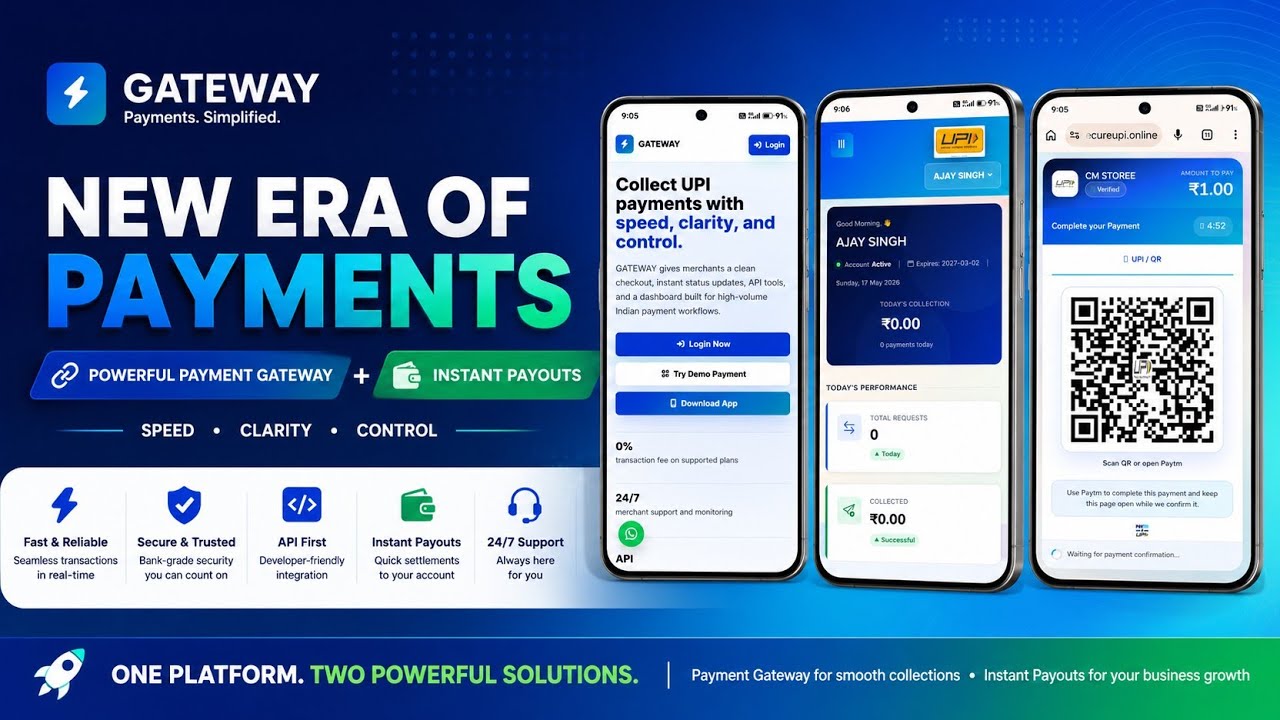 🔥 New Payment Gateway & Payout System 2026 | UPI Payment Gateway Source Code