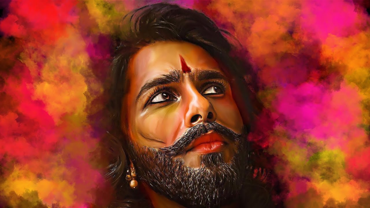 Advanced color full Shahid kapoor digital painting in Photoshop tutorial tinypictures