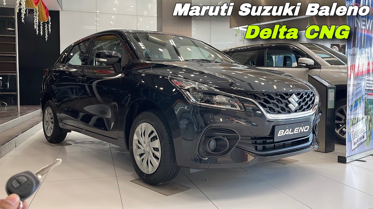 Maruti Suzuki Baleno Delta CNG 2024 Price & Features ❣️ Baleno CNG Black Colour 2024 !!