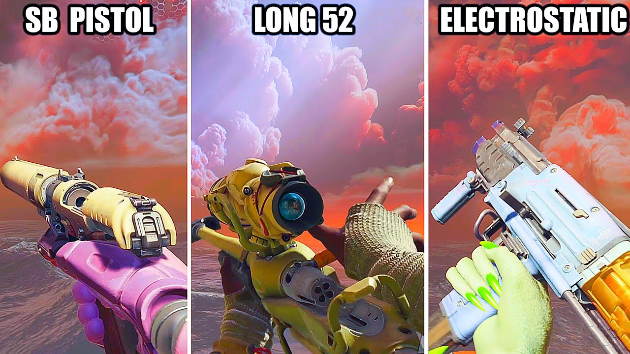 CONCORD - ALL beta Weapons Graphics and Reload Animations