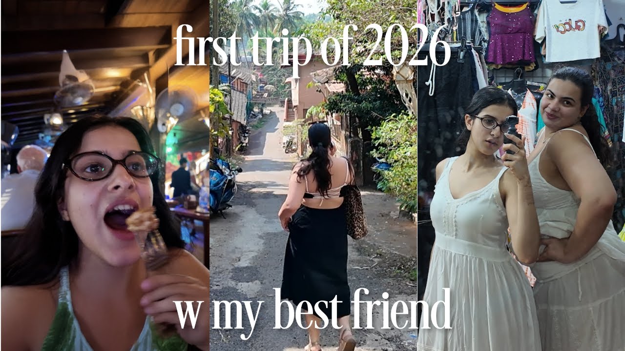 post-wedding honeymoon with my bestie in goa (we saw the new navi mumbai airport!!)
