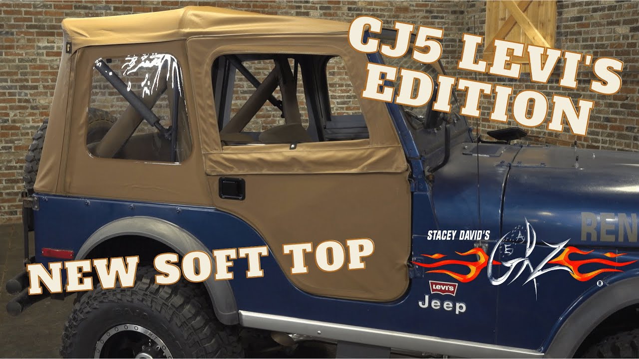 Установка нового верха Jeep CJ5 Levi's Edition — Gearz S15 E10 от Stacey David