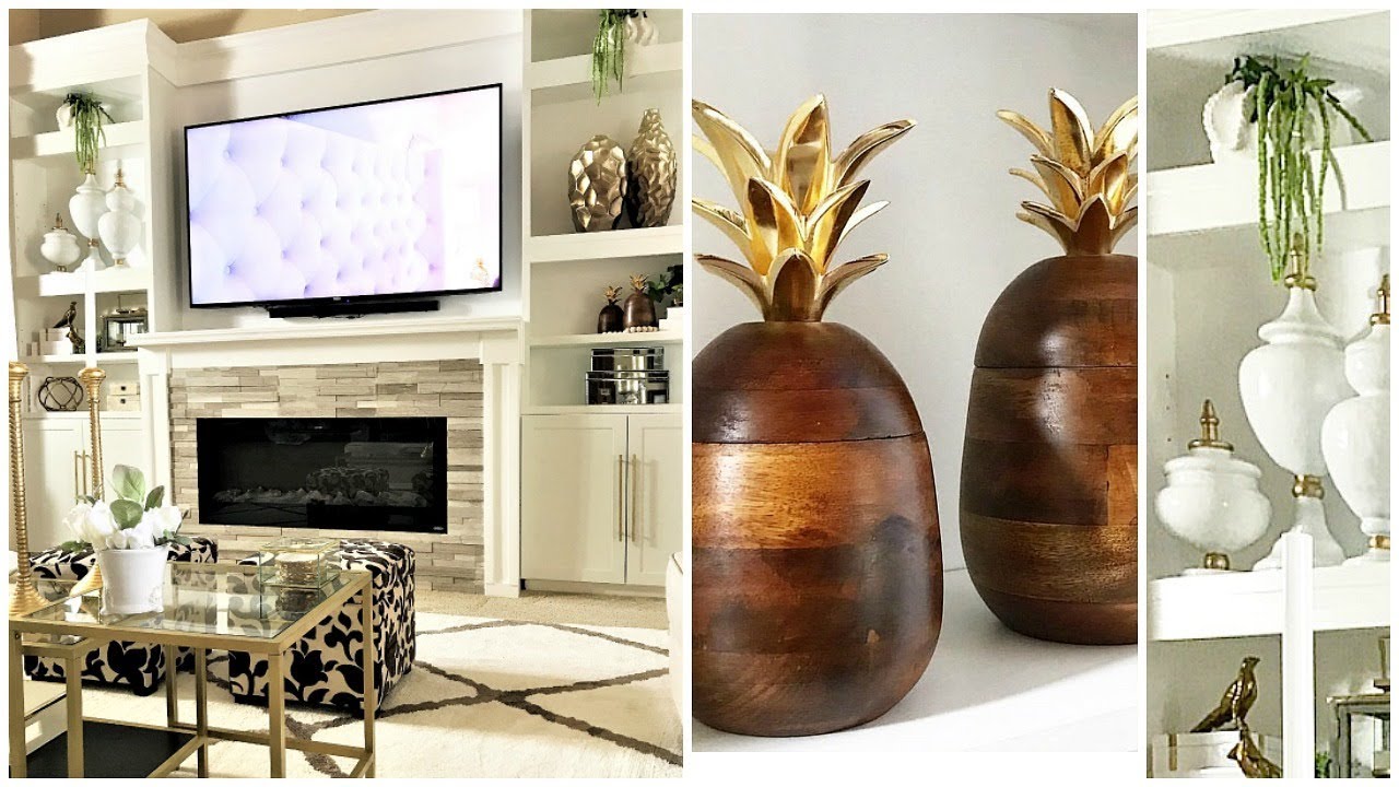 NEW! HOME IMPROVEMENT  | DIY  Family Room Fireplace Built-In & Tour