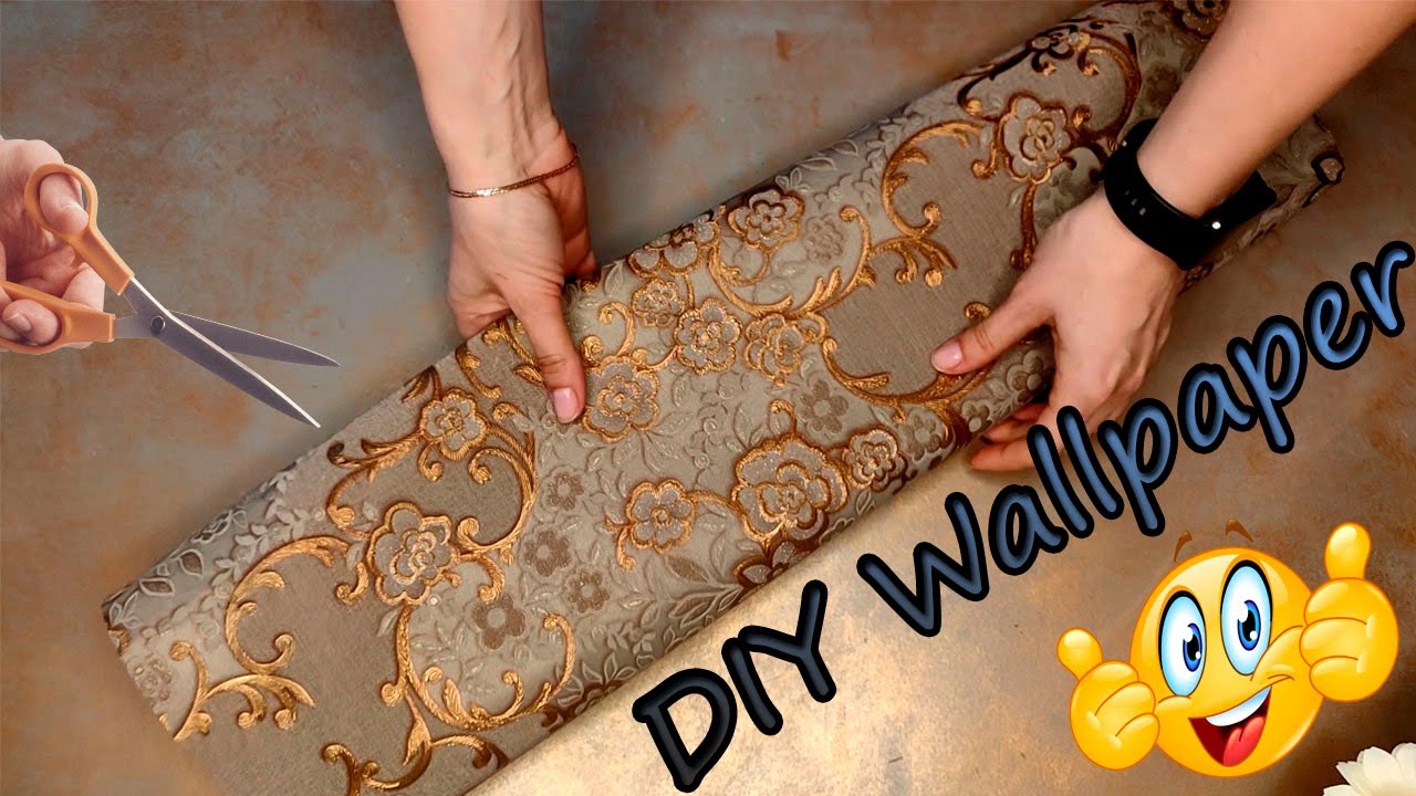 Wallpaper craft  DIY organizer  What to do with wallpaper