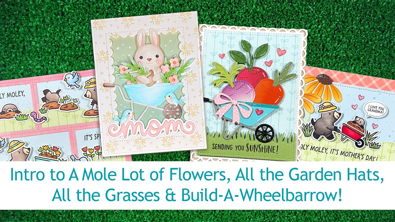 Intro to A Mole Lot of Flowers, All the Grasses, All the Garden Hats & Build-A-Wheelbarrow