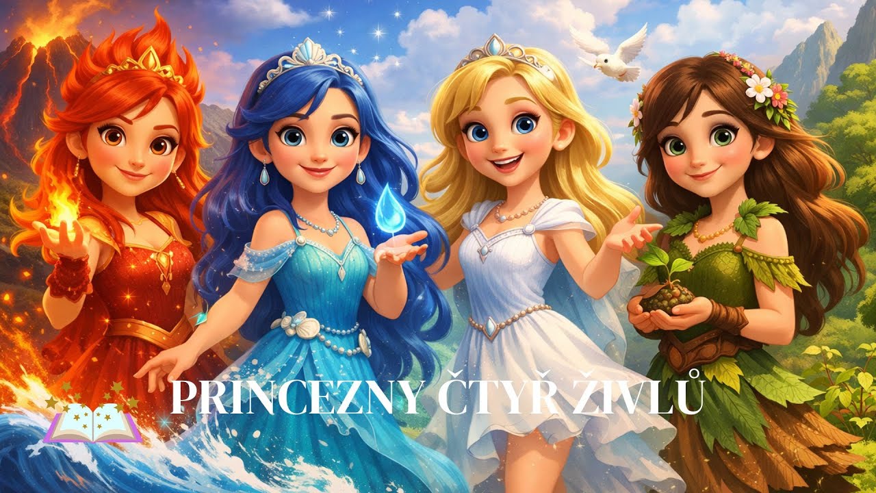 PRINCEZNY ČTYŘ ŽIVLŮ  |  Pohádky pro děti k poslechu |  Audio pohádky