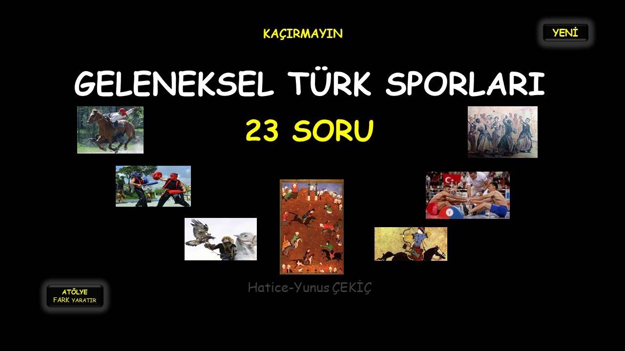 GELENEKSEL TÜRK SPORLARI+