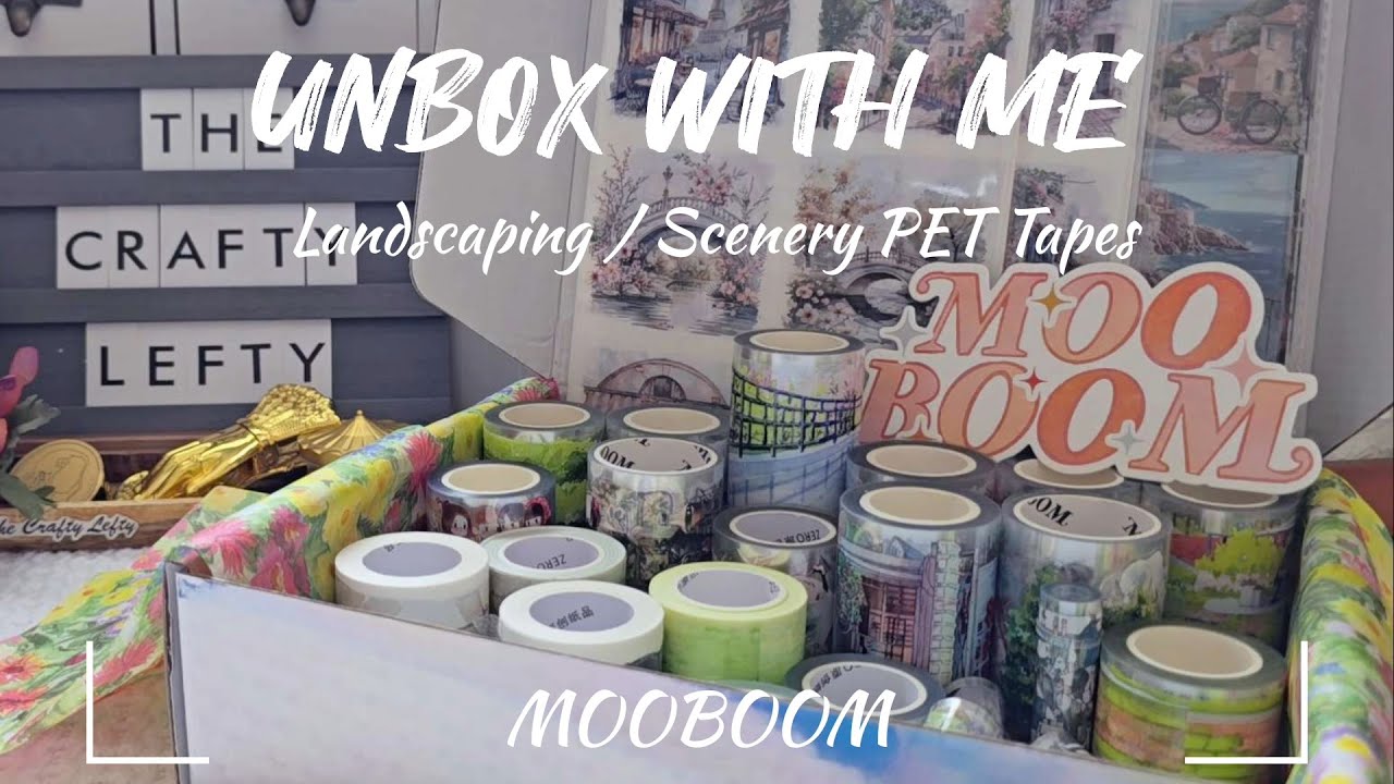 ASMR Unboxing | Landscaping & Scenery PET Tape Haul ft @mooboomplanner