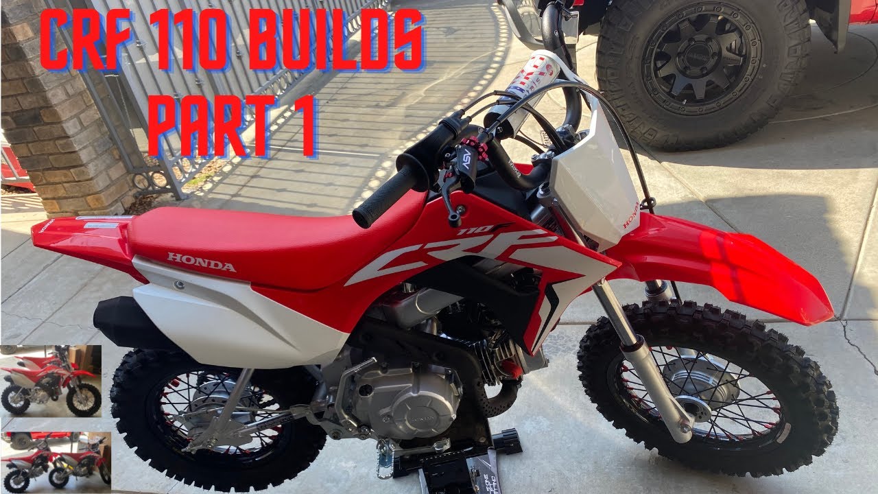 HONDA CRF110 2021 года: часть 1 (BBR, MITAS, MIKAS, ASV, EXCEL и БОЛЬШЕ)