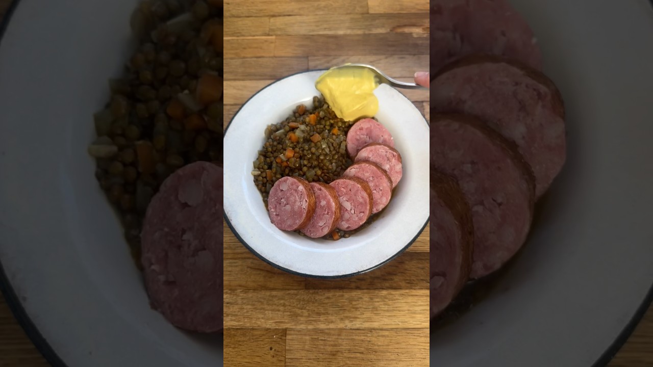 La recette &agrave; faire tout l&rsquo;hiver ! Lentilles/saucisse 🔥❄️