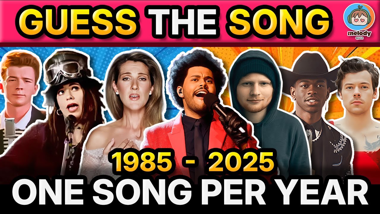 GUESS THE SONG 🎵 One Song Per Year 🎶 From 1985 To 2025 | MELODY QUIZ 🎧