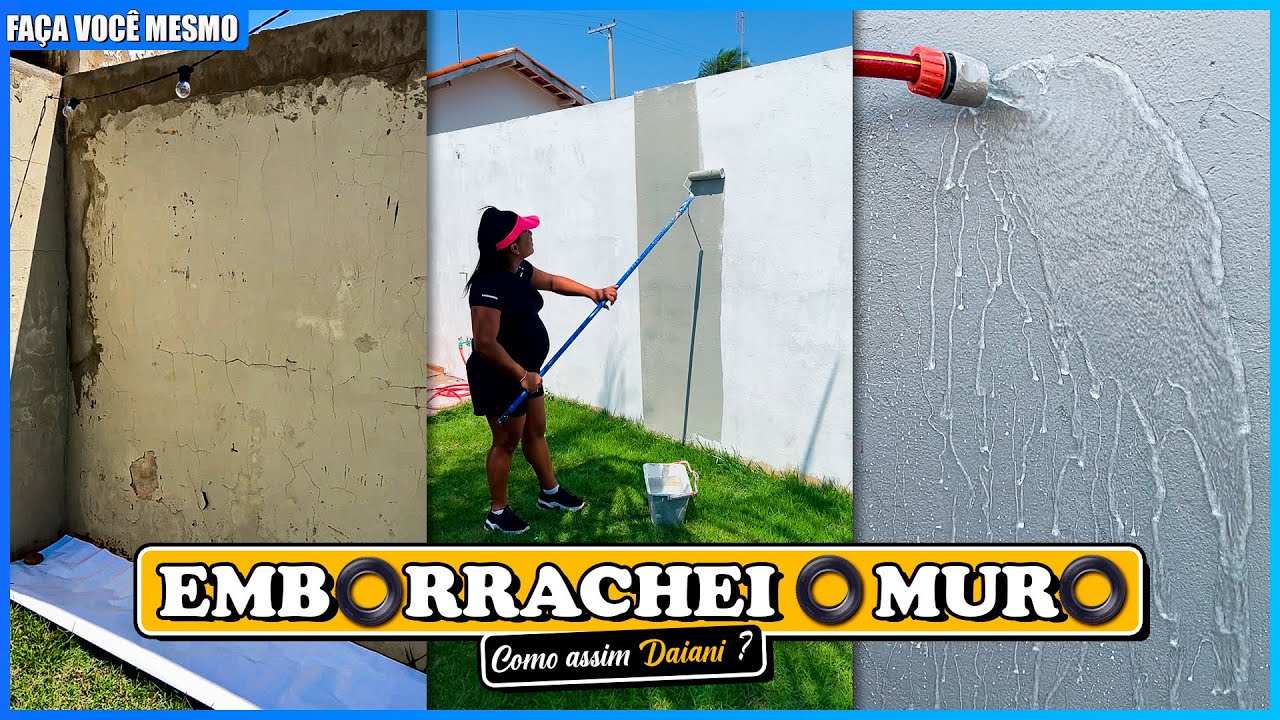 Muro impermeável ? Borracha Liquida ? Tinta Emborrachada ? Como assim Daiani ?