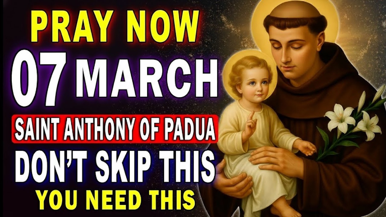 Pray to Saint Anthony When You Need Help Right Now | Saint Anthony