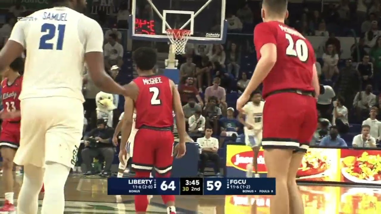 Liberty radio highlights of Darius McGhee 48 points against FGCU