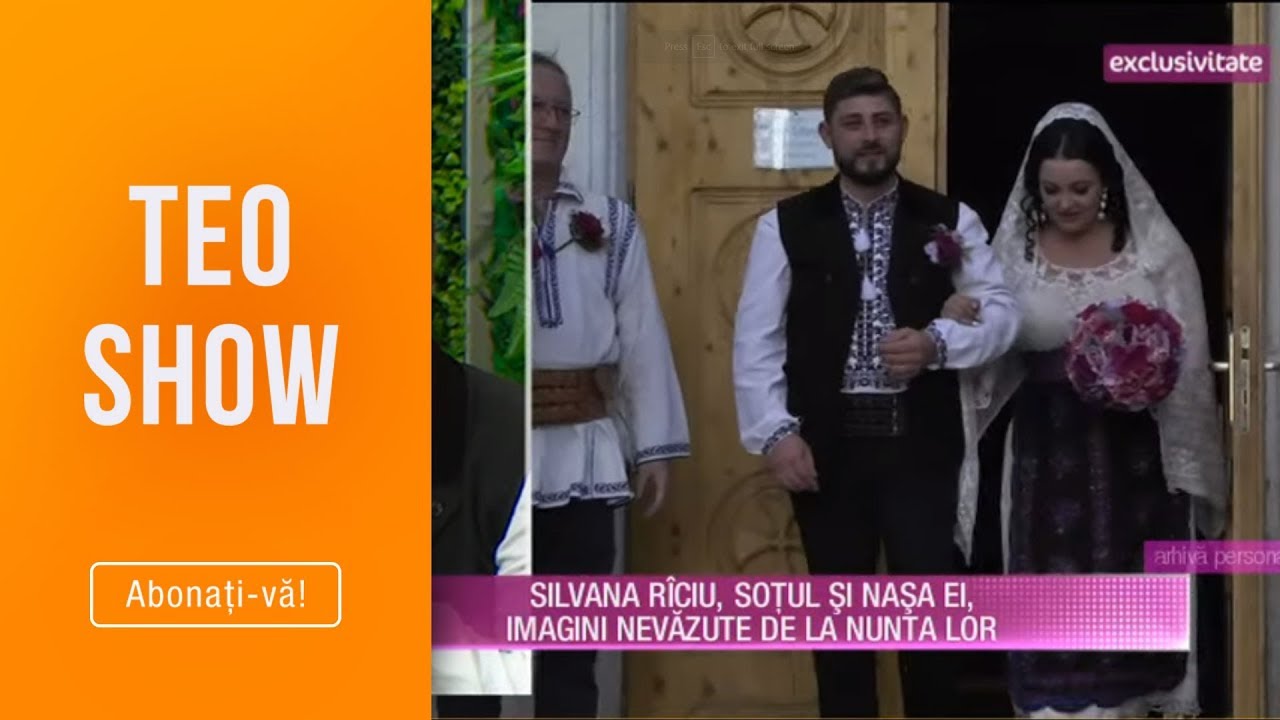 Teo Show (01.10.2019) - Silvana Riciu si Nicusor Ionita, imagini in EXCLUSIVITATE de la nunta lor!