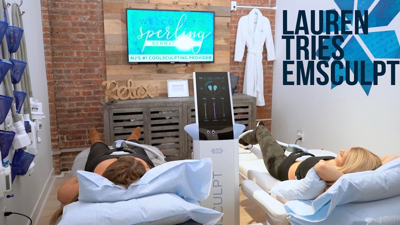 ЛОРЕН ПРОБУЕТ EMSCULPT В КЛИНИКЕ SPERLING DERMATOLOGY