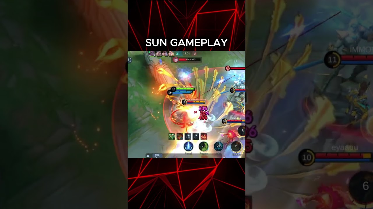Солнце с жестоким уроном | MLBB | #mobilelegends #mlbb