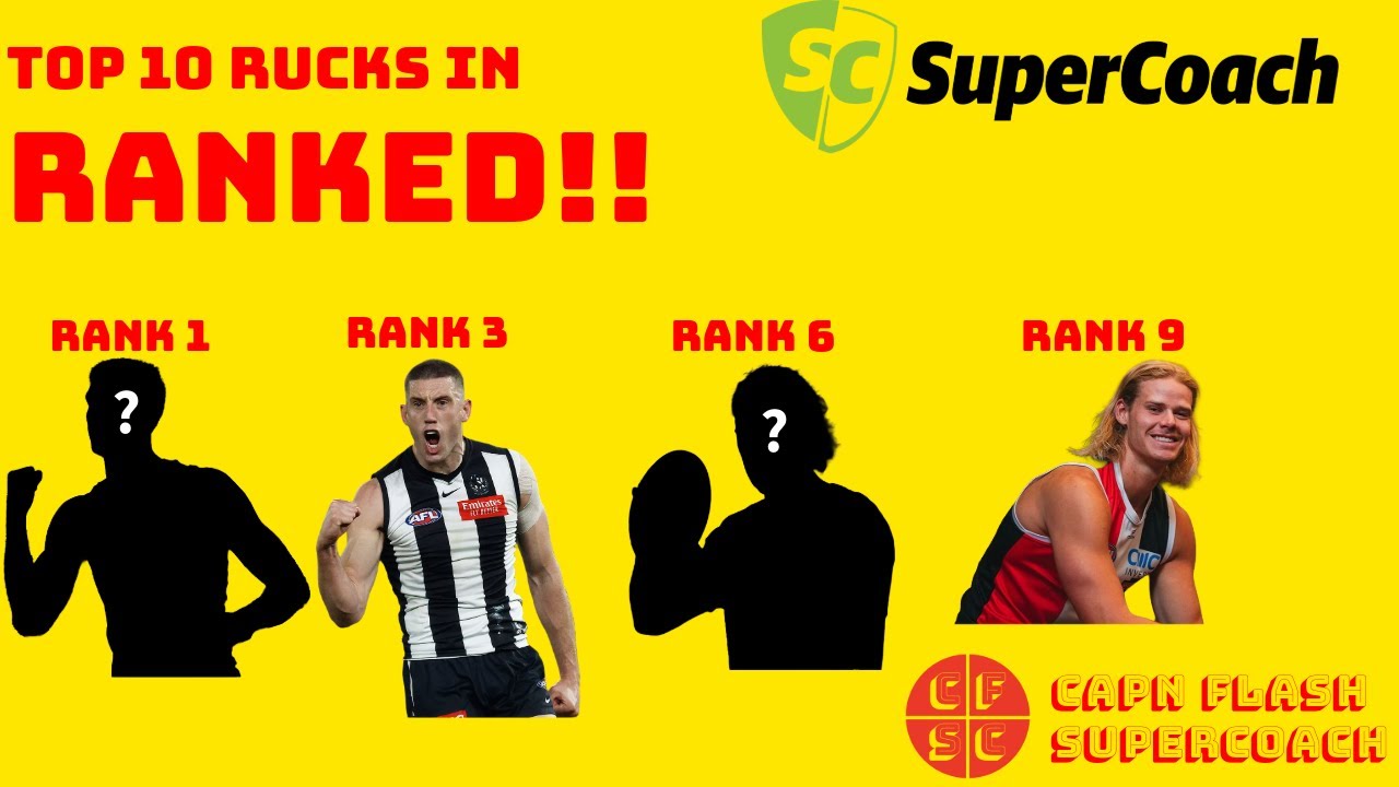 The Top 10 Rucks Options for AFL SuperCoach 2026 RANKED!