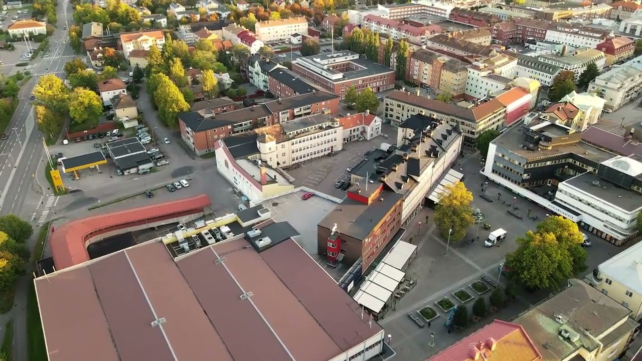 Borlänge - Dji mavic air 2. golden hour .