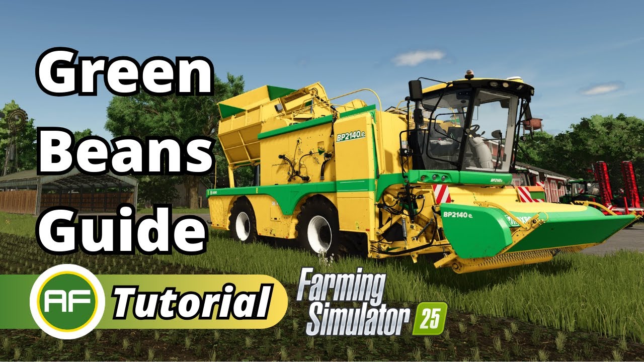 Как выращивать зелёную фасоль в Farming Simulator 25