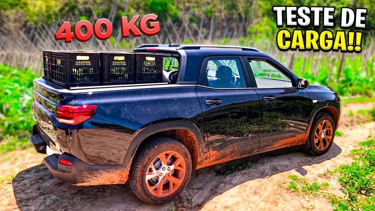 TESTE DE CARGA COM A NOVA CHEVROLET MONTANA!