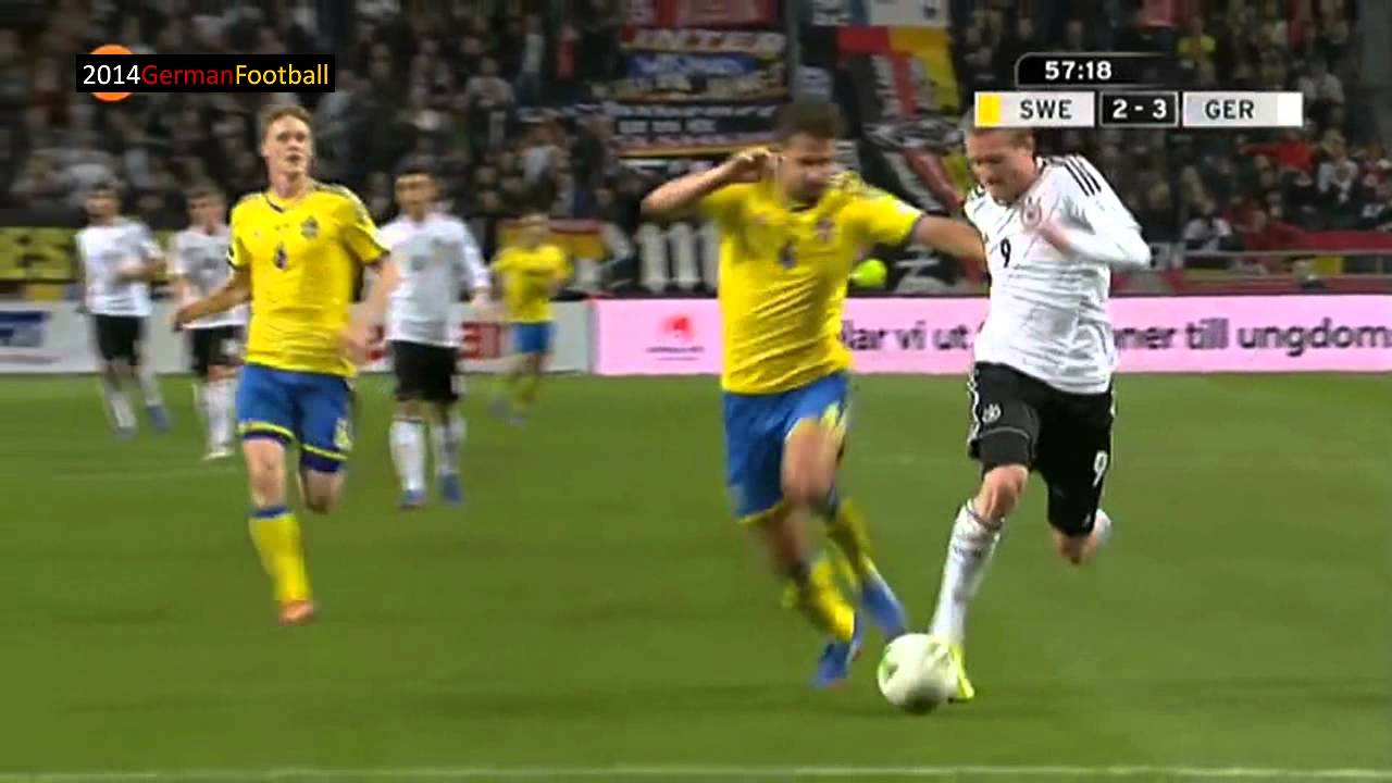 Schweden Deutschland 3:5 R&eacute;thy (ZDF) Goals WM 2014 Qualifikation