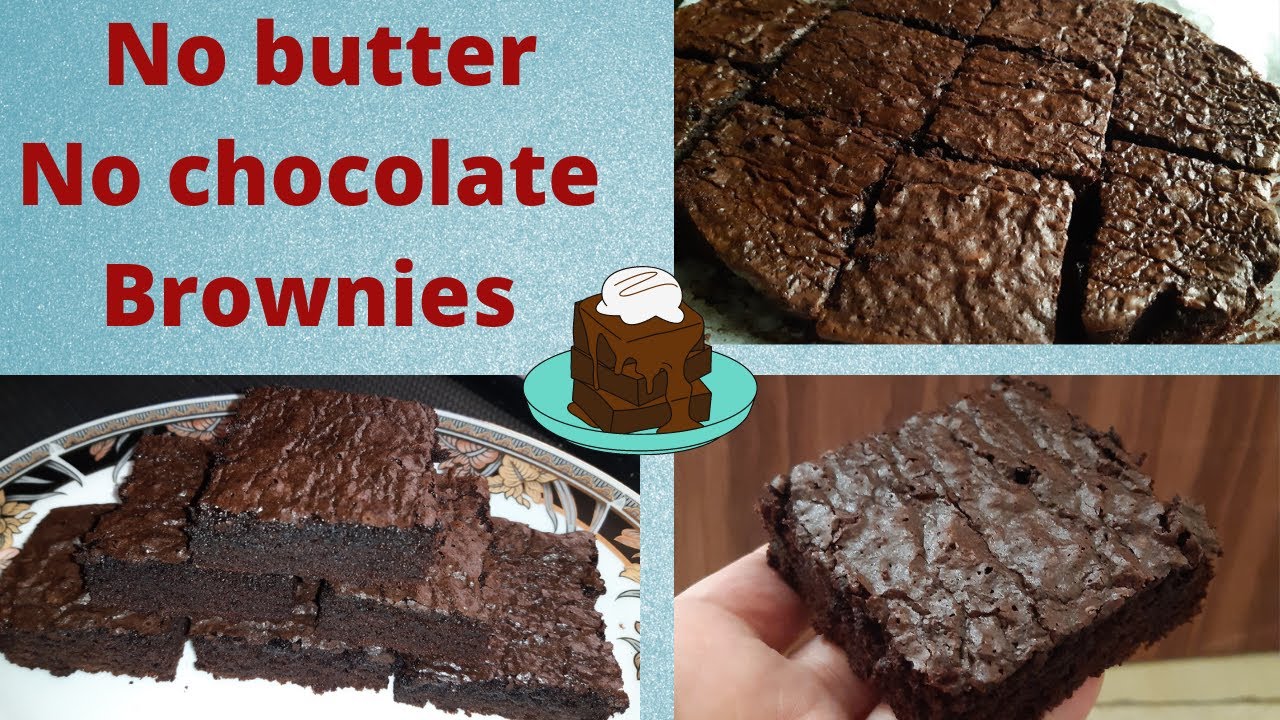 البراونيز بدون زبده أو شوكولاته مكوناتها متوفرة و نتيجتها فوق الممتازة  brownies