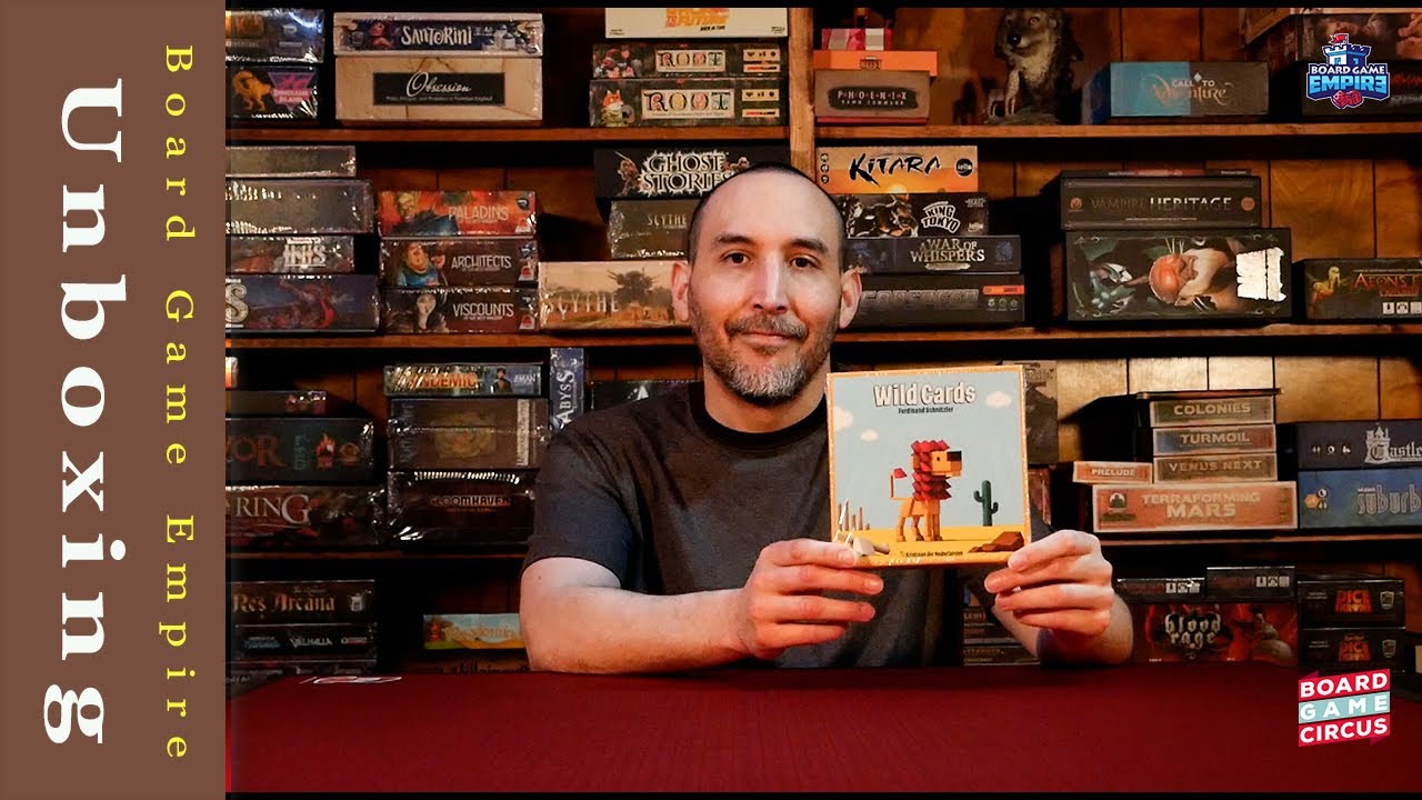 Wild Cards Unboxing - Board Game Circus