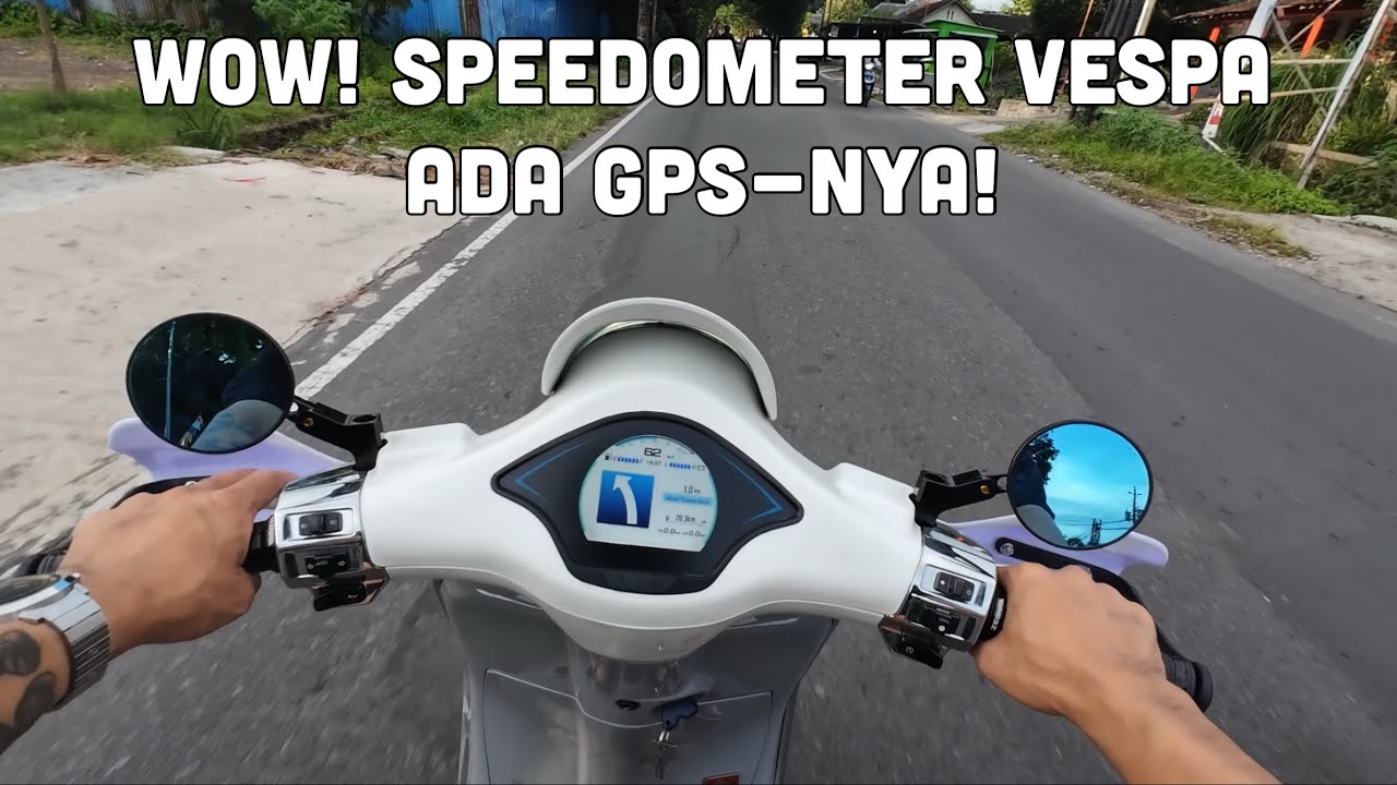 Testride Vespa Primavera Modif Touring dan Speedometer GPS Race Boy [motovlog]