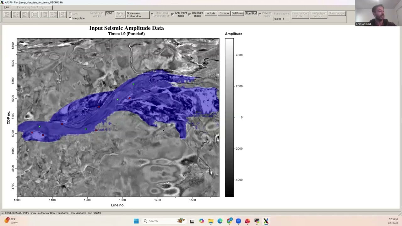 Segment Anything model on AASPI