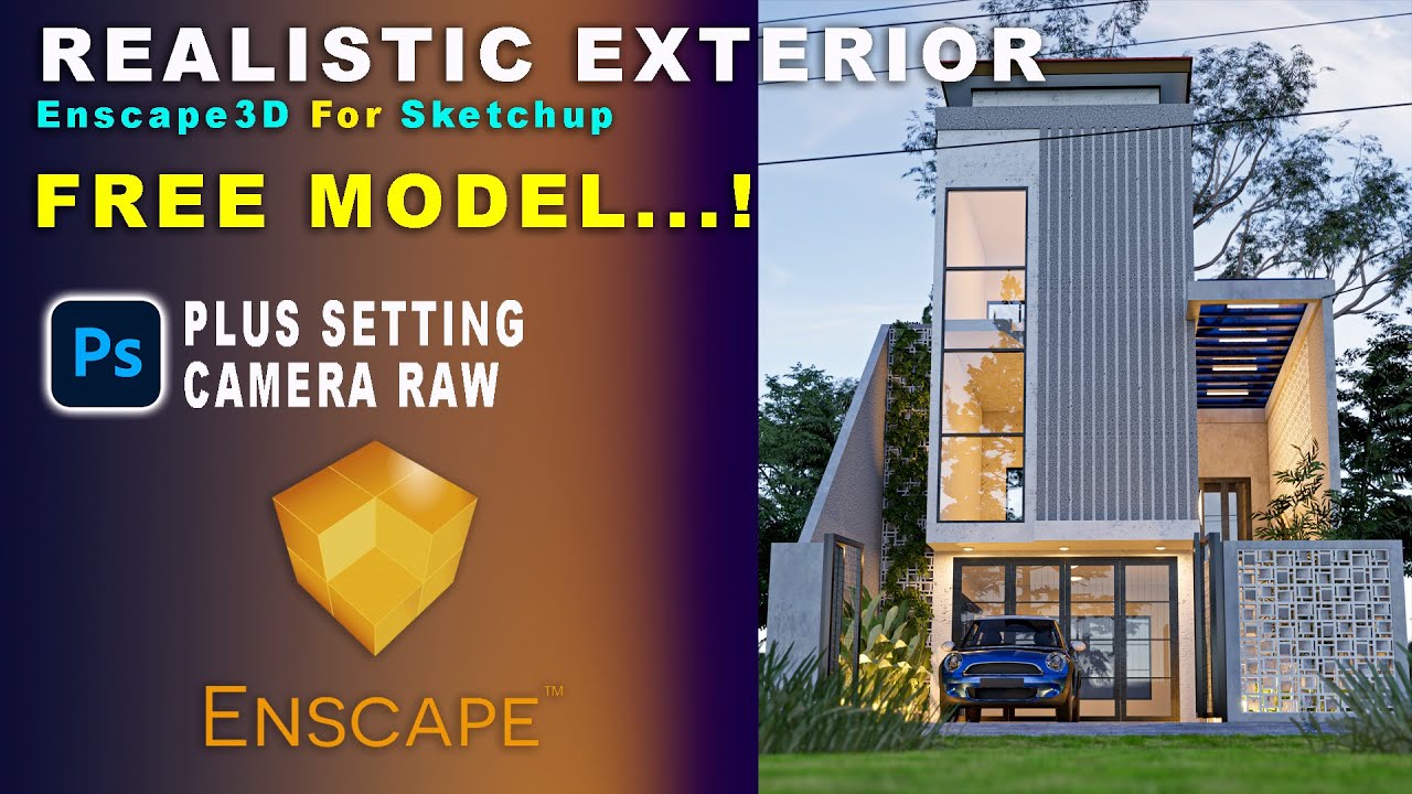 ENSCAPE TUTORIAL ( REALISTIC EXTERIOR )