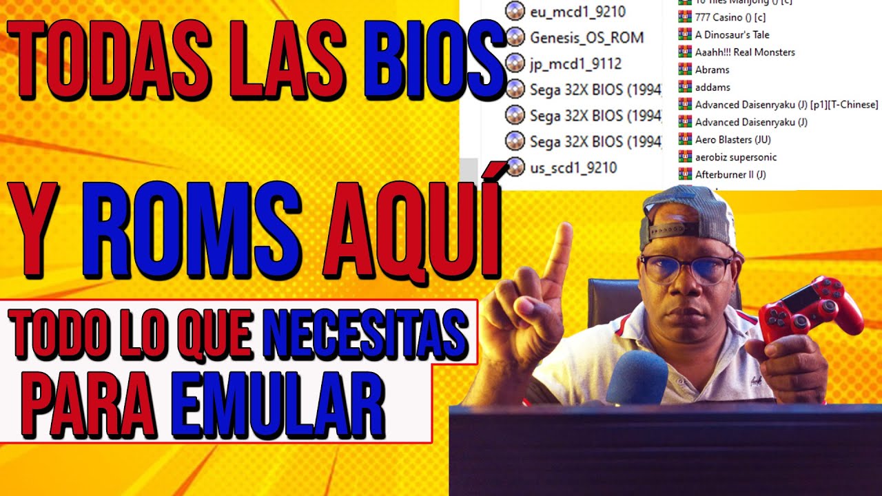 Dónde conseguir BIOS y ROMs para RetroBat, Batocera y Emuladores