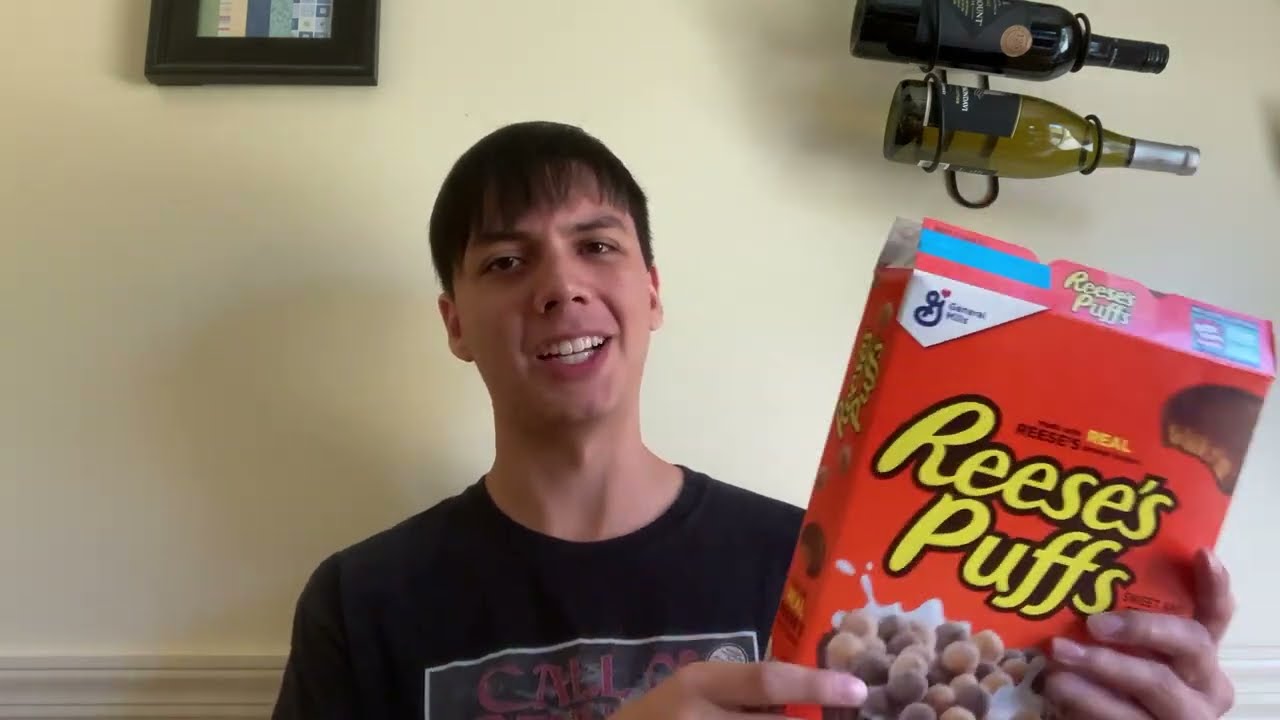 Reese’s Puffs Cereal review. Chocolate and Peanut Butter goodness.