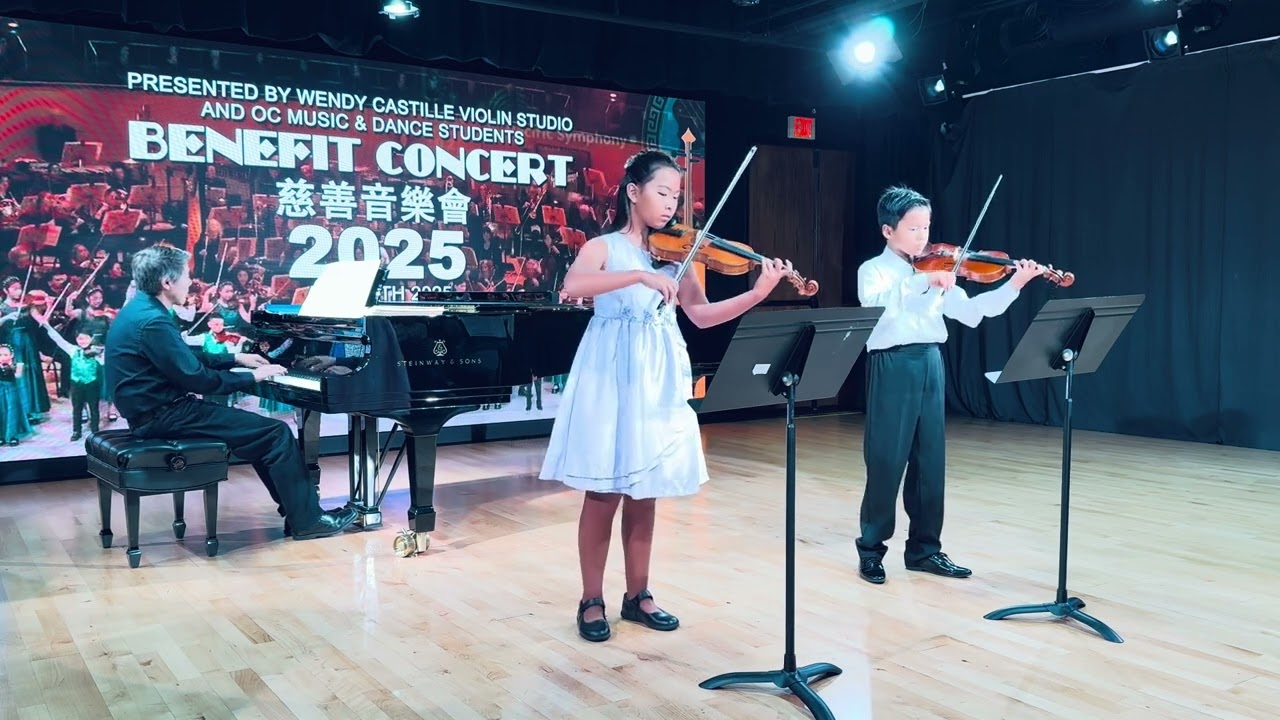 BACH - Concerto for Two Violins in D minor, BWV 1043 – I. Vivace - OCMD Benefit Concert 2025