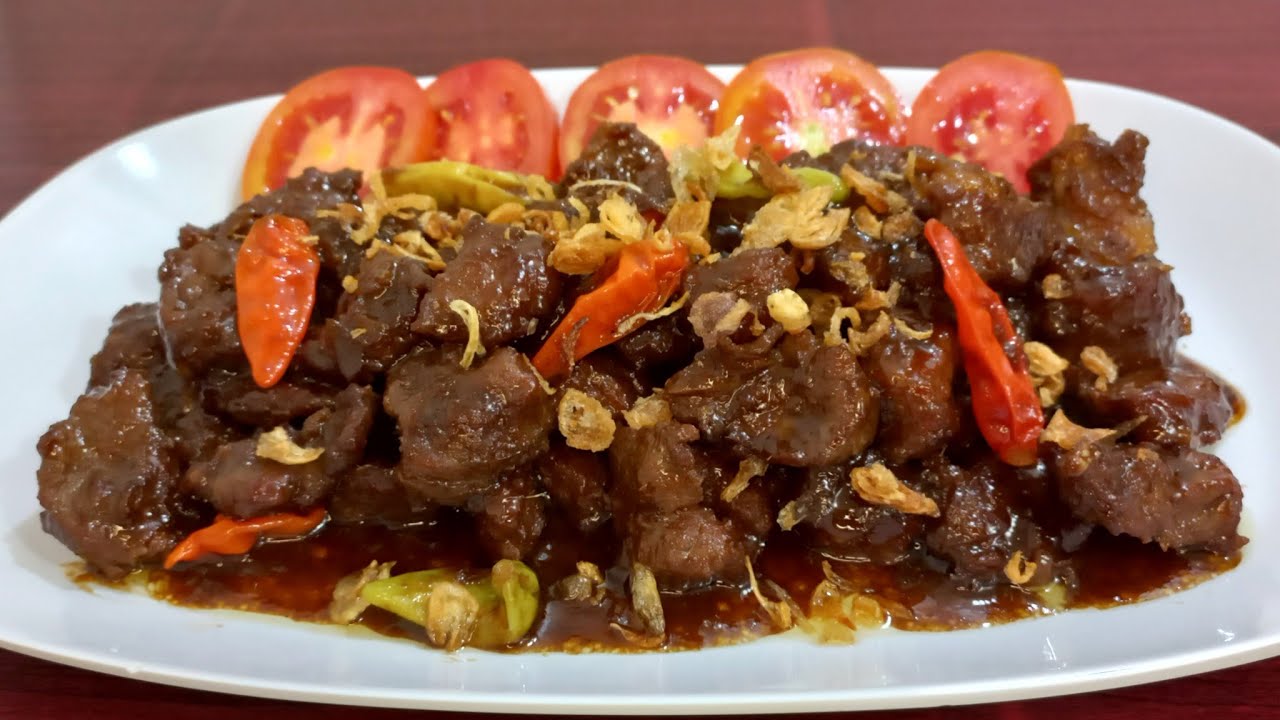 RESEP SATE GORENG DAGING SAPI,SEKALI MASAK LANGSUNG LUDES